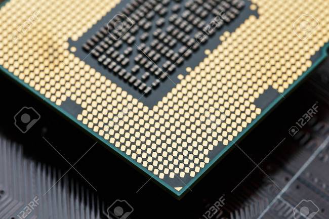 Close Look OF CPU Chip